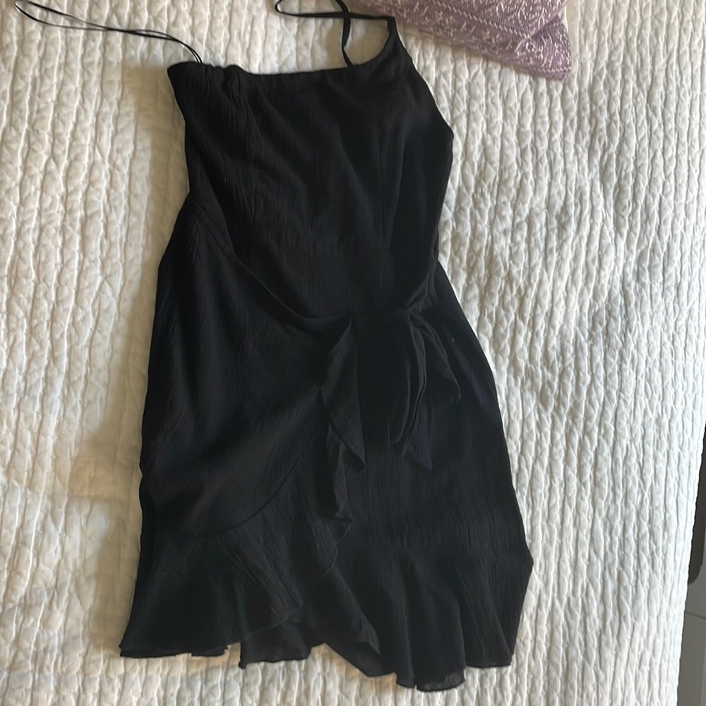 Princess Polly one shoulder tie waist dress